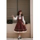 Miss Point Rose Doll 3.0 Check High Waist Corset Skirt(Reservation/Full Payment Without Shipping)